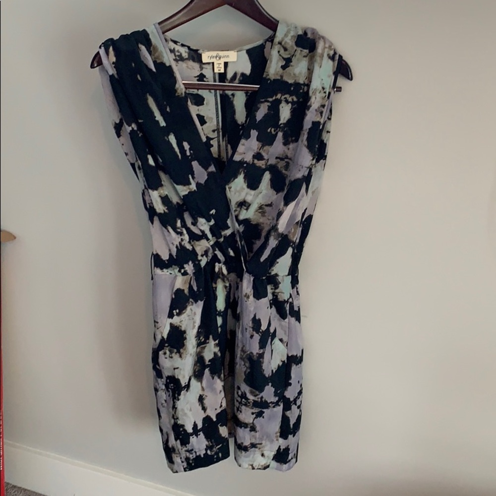 Tie dye mini dress